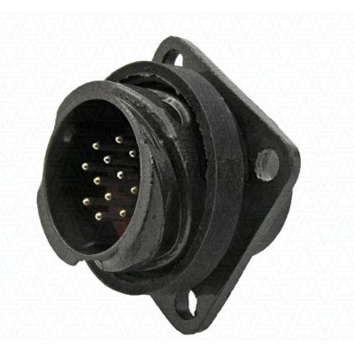 Вилка кабельная d-32/12pin 2.5mm (6х2.5mm + 6х1.5mm)