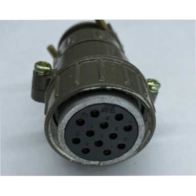 Розетка кабельная d-32/12pin 2.5mm (6х2.5mm + 6х1.5mm)