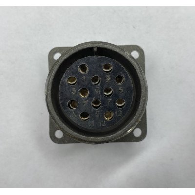 Розетка щитовая d-32/12pin 2.5mm