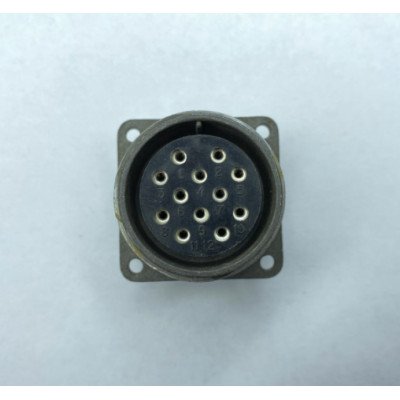 Розетка щитовая d-32/12pin 1.5mm